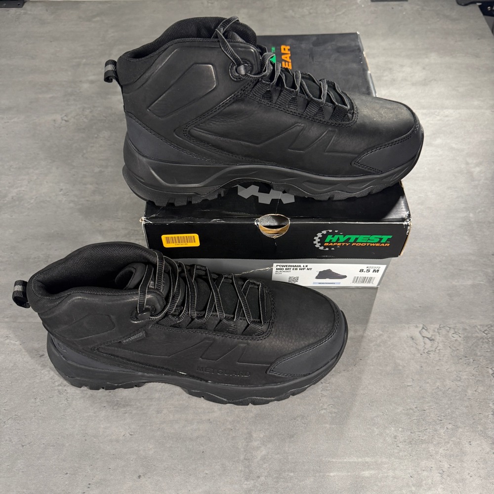 Hytest Powerhaul Metatarsal Guard Nano Steel Toe Mid Mens 8.5 M Waterproof $170